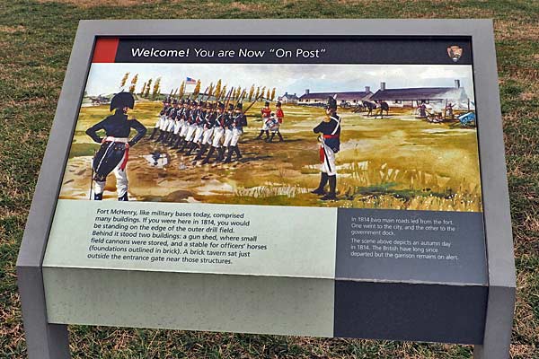 Fort McHenry - On Post - placard