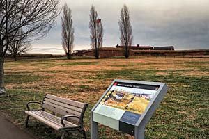 Edge of The Post at Fort McHenry